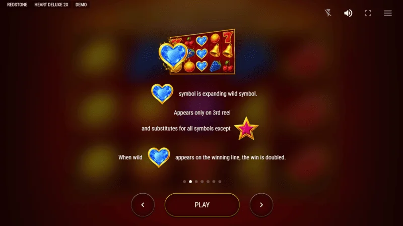 Heart Deluxe 2x - grupi i simboleve: shtatë, këmbanë, fruta